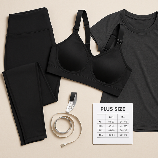 Plus size active: jak dobrać legginsy i biustonosz sportowy w większych rozmiarach
