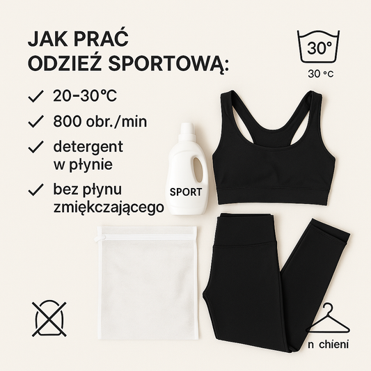 Jak prać i suszyć odzież sportową, żeby nie traciła elastyczności?