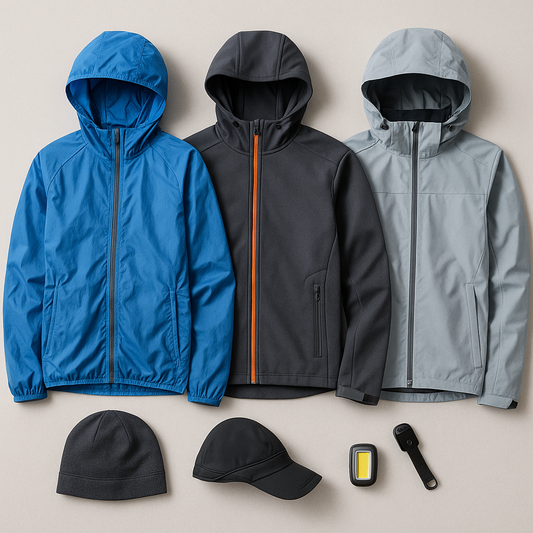 Odzież przeciwdeszczowa na trening outdoor - jak wybrać softshell i wiatrówkę?