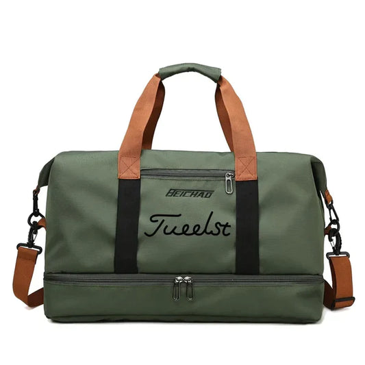 Zielona torba sportowa