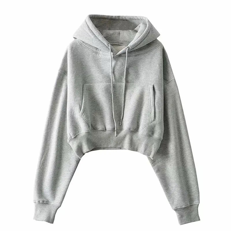 Krótka bluza z kapturem Tanatos-Helthfit.pl