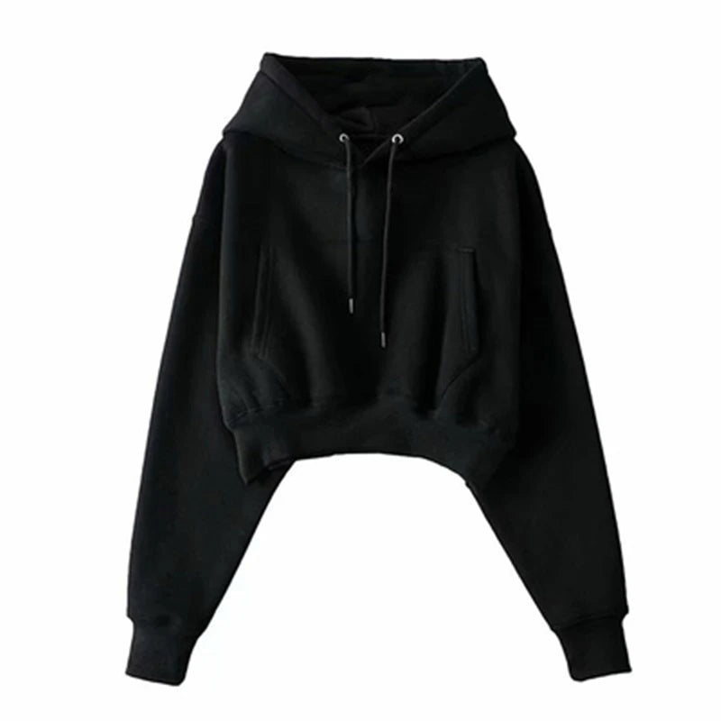 Krótka bluza z kapturem Tanatos-Helthfit.pl