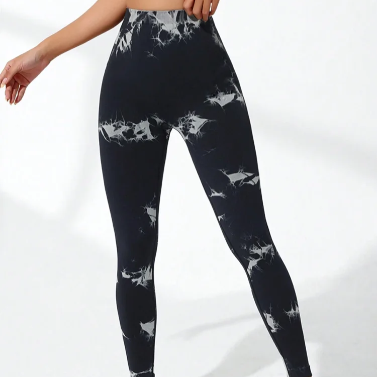 Legginsy z efektem Tie Dye Hymenajos-helthfit.pl
