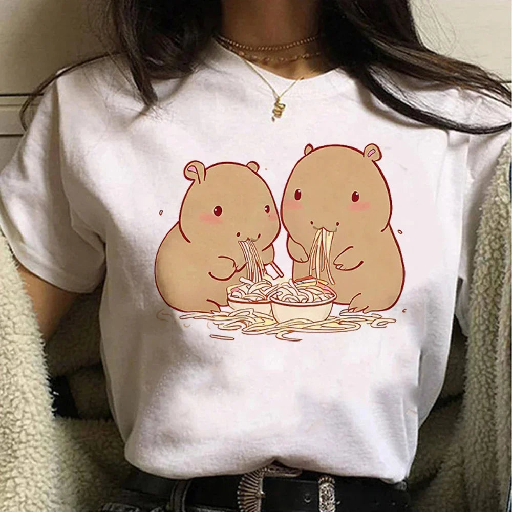 T-shirt z kapibarą Higieja-helthfit.pl
