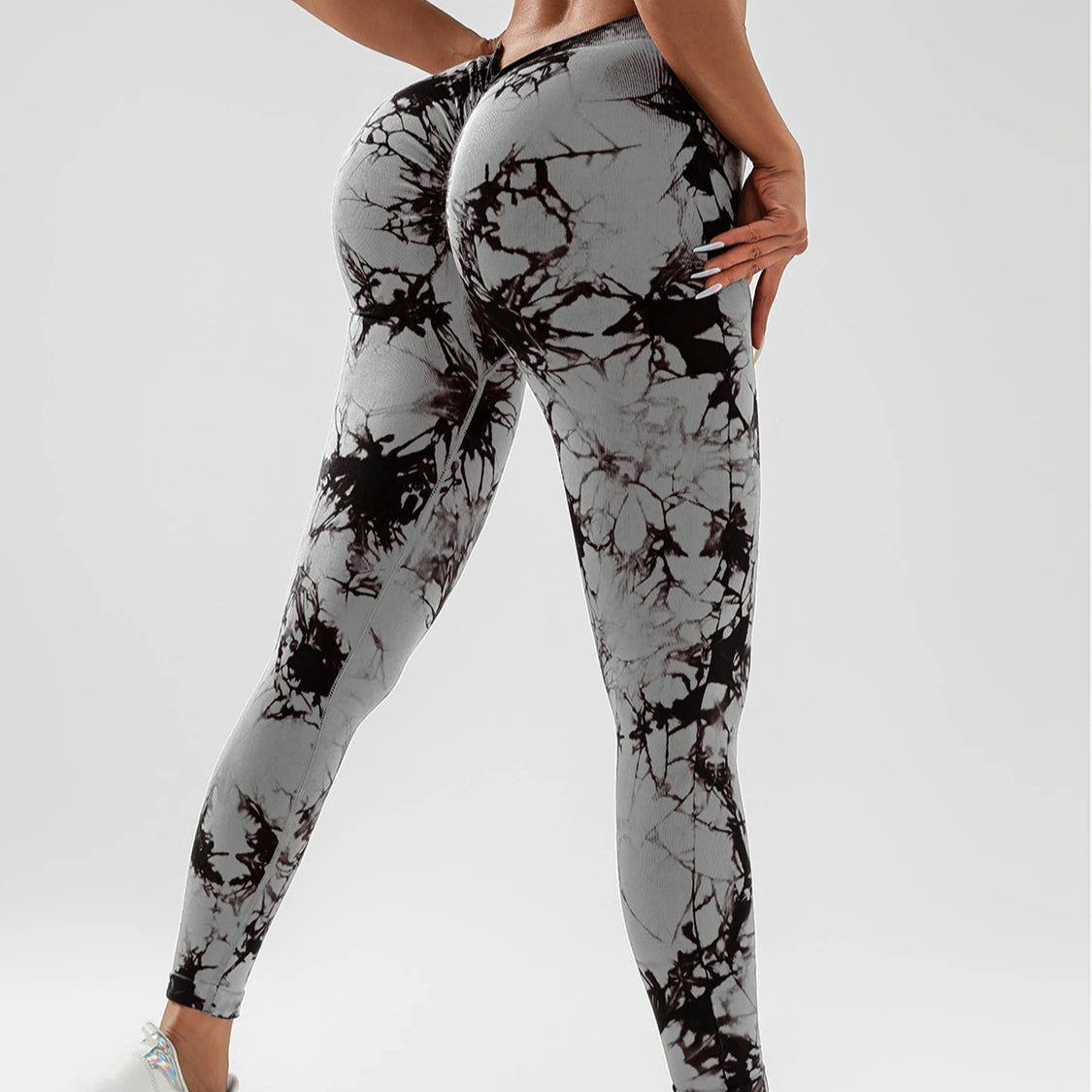 Legginsy z efektem Tie Dye Hymenajos-helthfit.pl