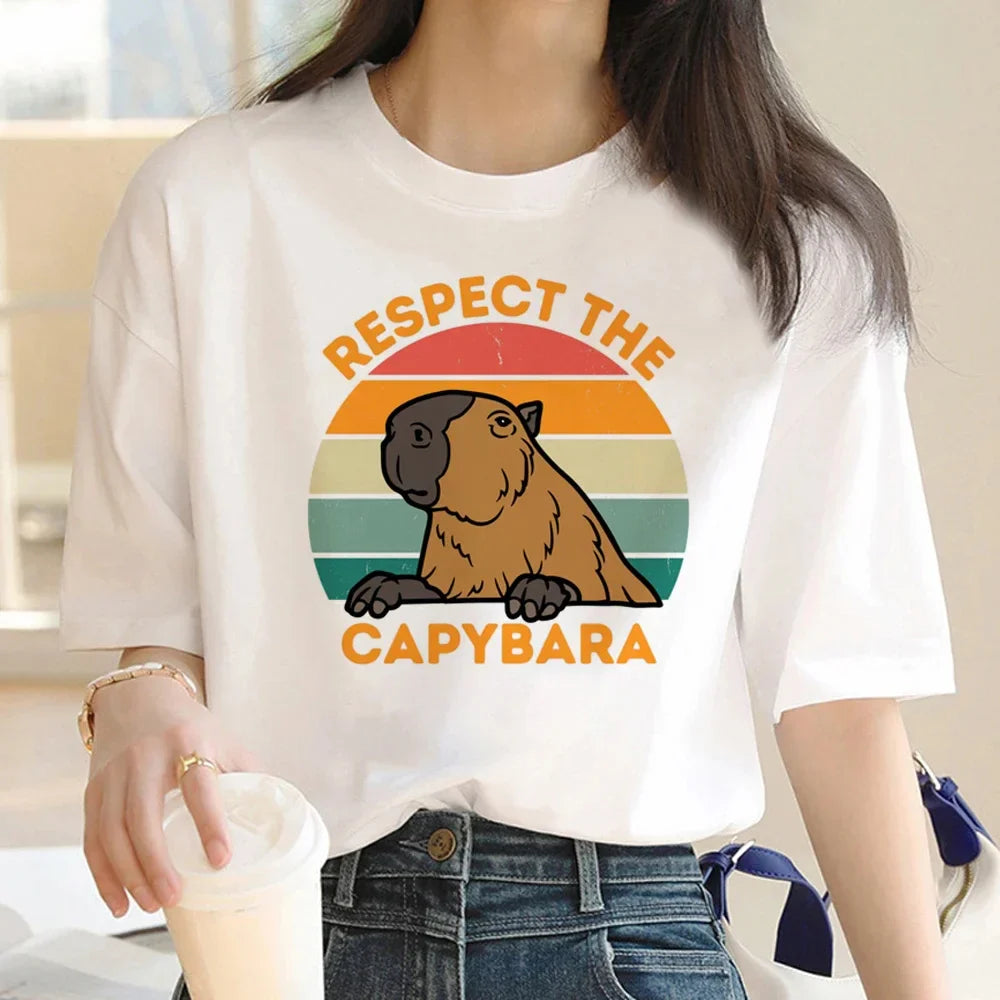T-shirt z kapibarą Ejlejtyja-helthfit.pl