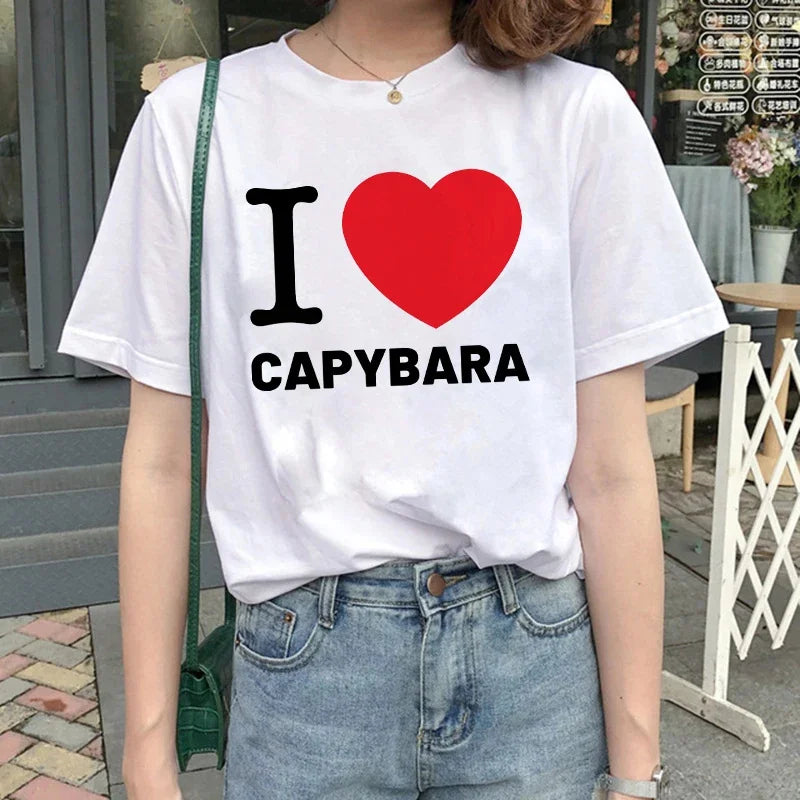 T-shirt z kapibarą Asklepios-helthfit.pl