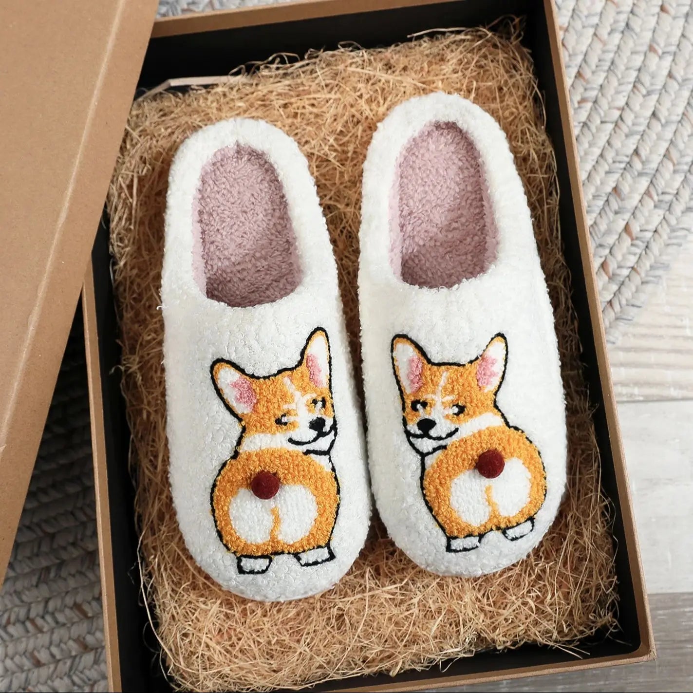 Kapcie dla fanów corgi Enyo-helthfit.pl