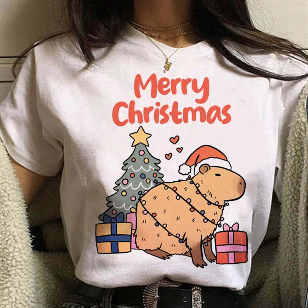 T-shirt z kapibarą Higieja-helthfit.pl