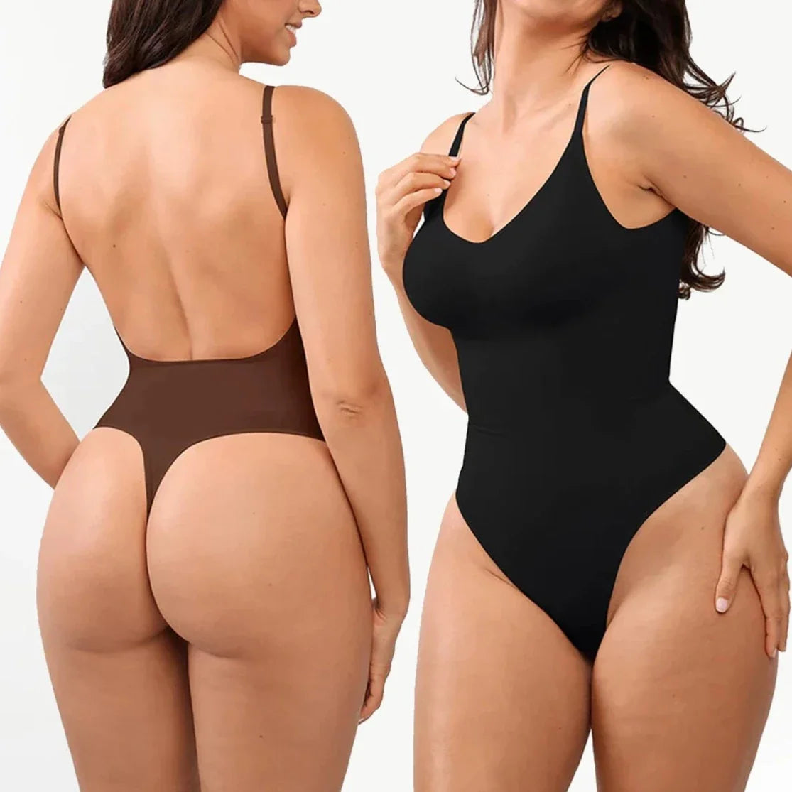 Basicowe bezszwowe body ze stringami Persefona-helthfit.pl