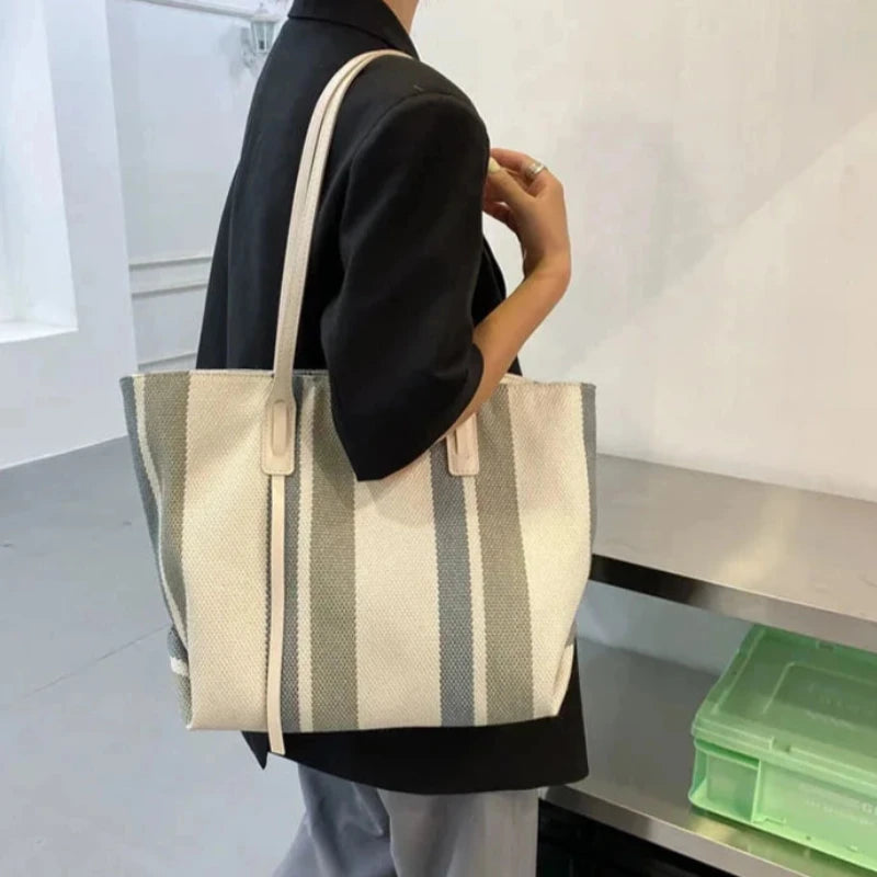 Torba na ramię w paski Hermes-Helthfit.pl
