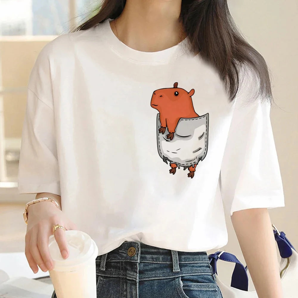 T-shirt z kapibarą Ejlejtyja-helthfit.pl