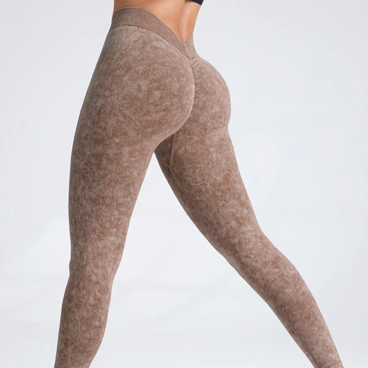 Bezszwowe legginsy z efektem pushup Delfis