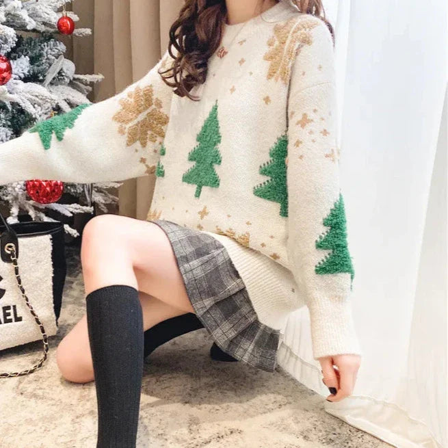 Świąteczny sweter oversize Hermes-helthfit.pl