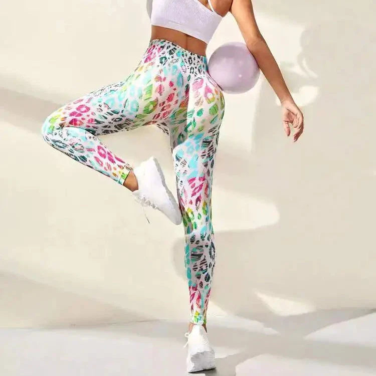 Wzorzyste legginsy PushUP Apollo-helthfit.pl