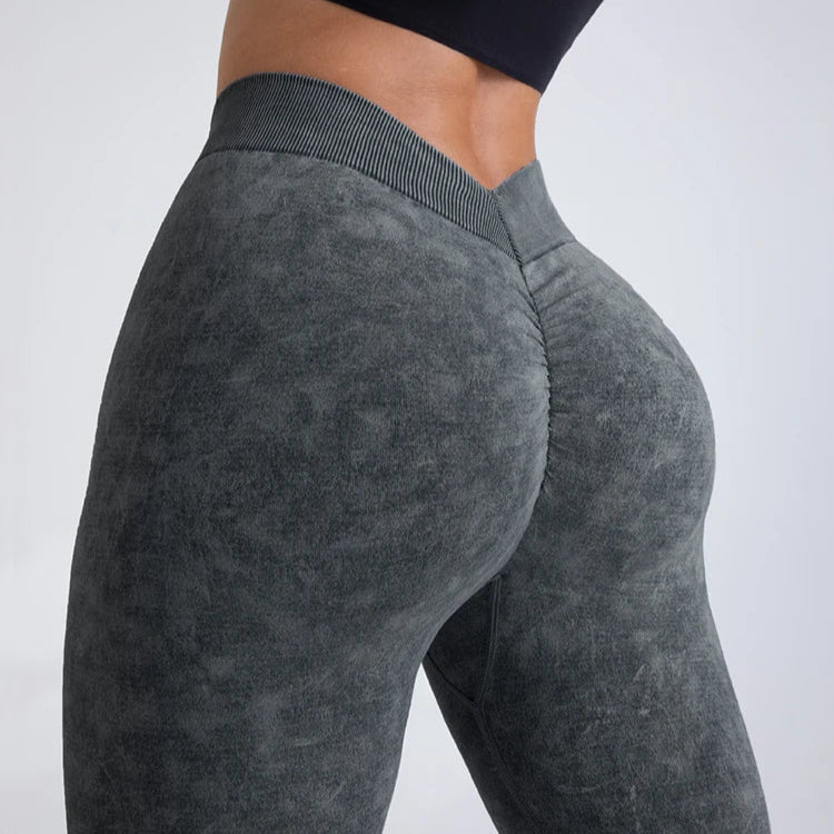 Bezszwowe legginsy z efektem pushup Delfis-helthfit.pl