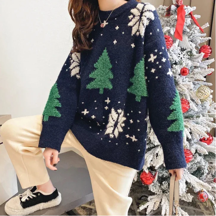Świąteczny sweter oversize Hermes-helthfit.pl