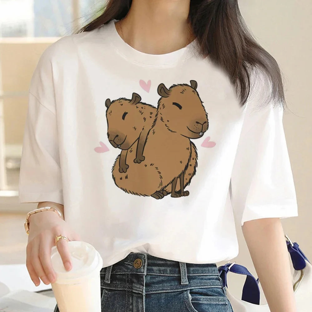 T-shirt z kapibarą Ejlejtyja-helthfit.pl
