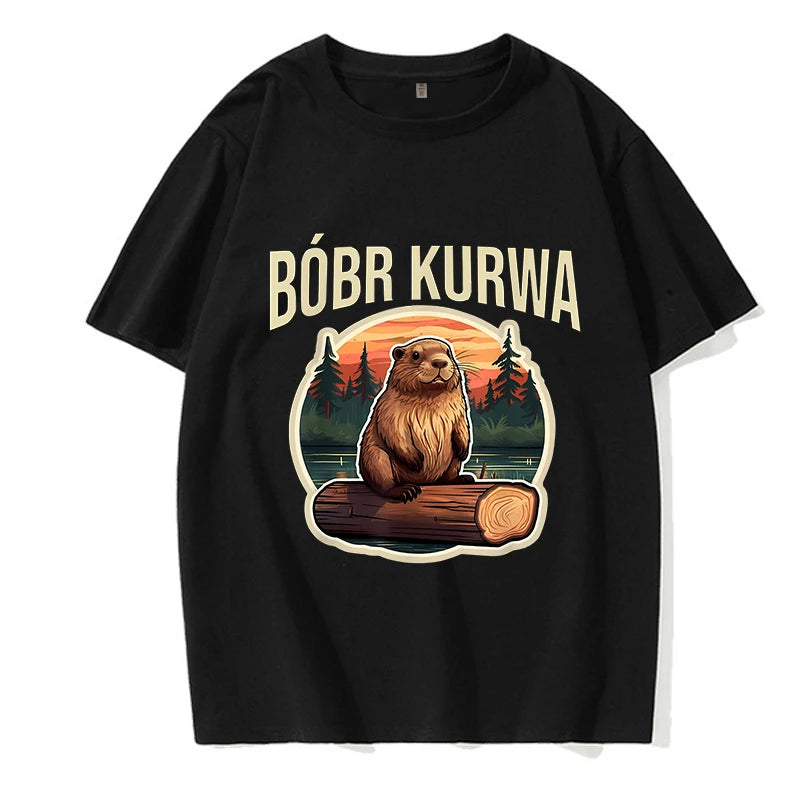 Koszulka z bobrem Terpsychora