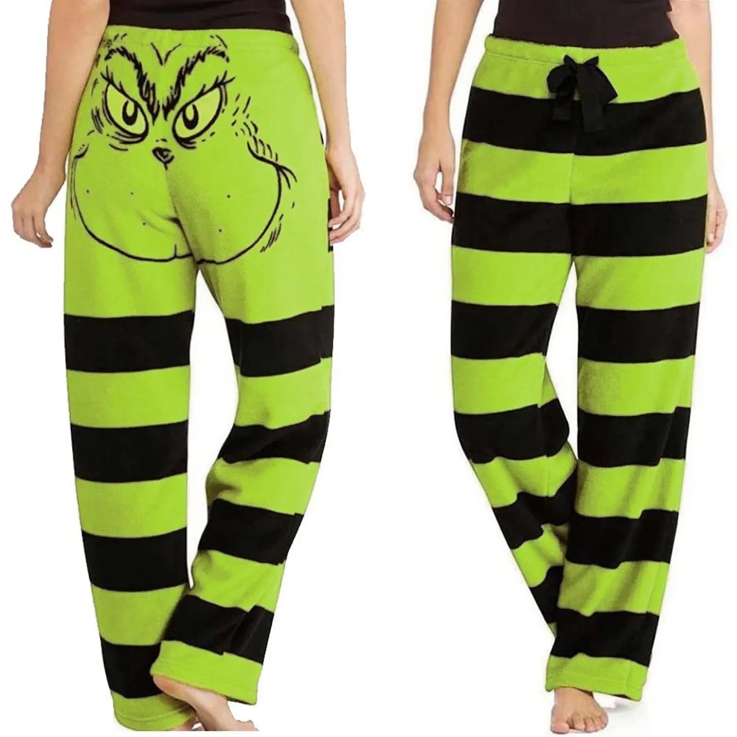 Spodnie piżamowe z motywem z filmu Grinch Tyche-helthfit.pl