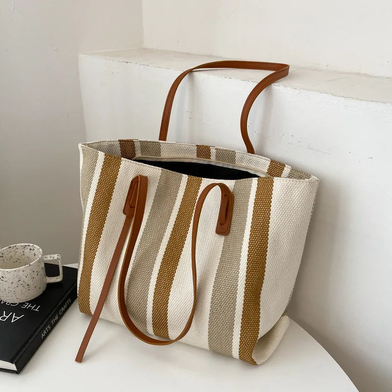 Torba na ramię w paski Hermes-Helthfit.pl