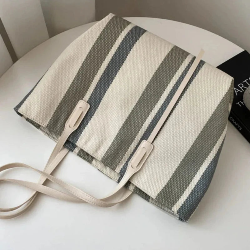 Torba na ramię w paski Hermes-Helthfit.pl