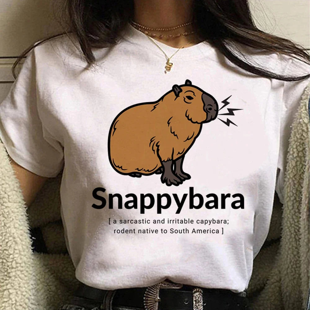 T-shirt z kapibarą Higieja-helthfit.pl