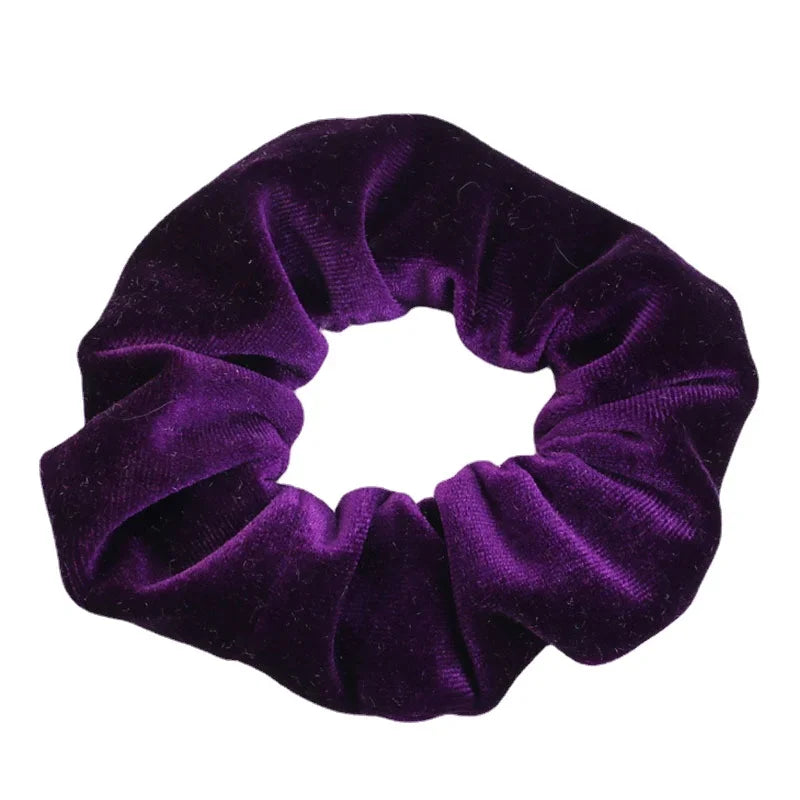 Welurowa gumka do włosów Iris