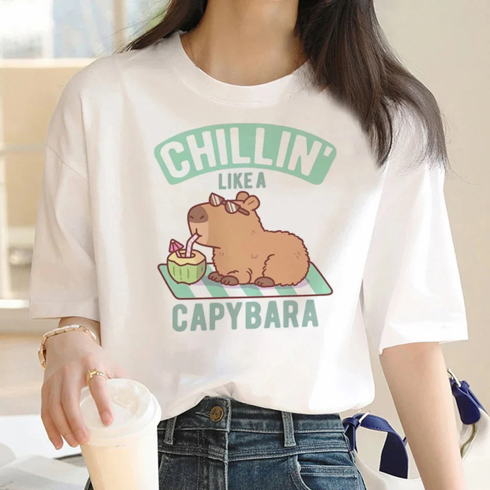 T-shirt z kapibarą Ejlejtyja-helthfit.pl