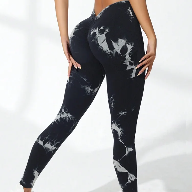 Legginsy z efektem Tie Dye Hymenajos-helthfit.pl