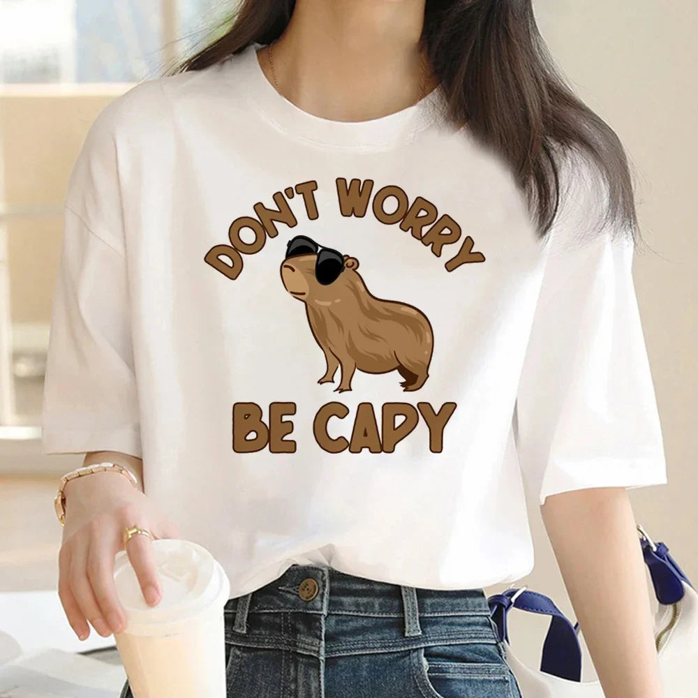 T-shirt z kapibarą Ejlejtyja-helthfit.pl