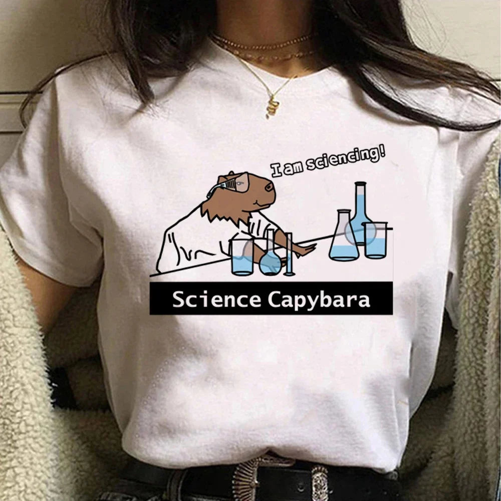 T-shirt z kapibarą Higieja-helthfit.pl