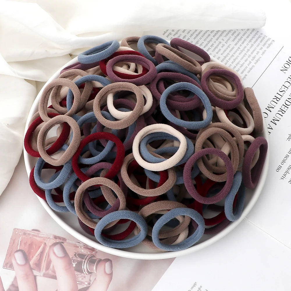 Zestaw gumek do włosów 50 sztuk Nemezis-helthfit.pl