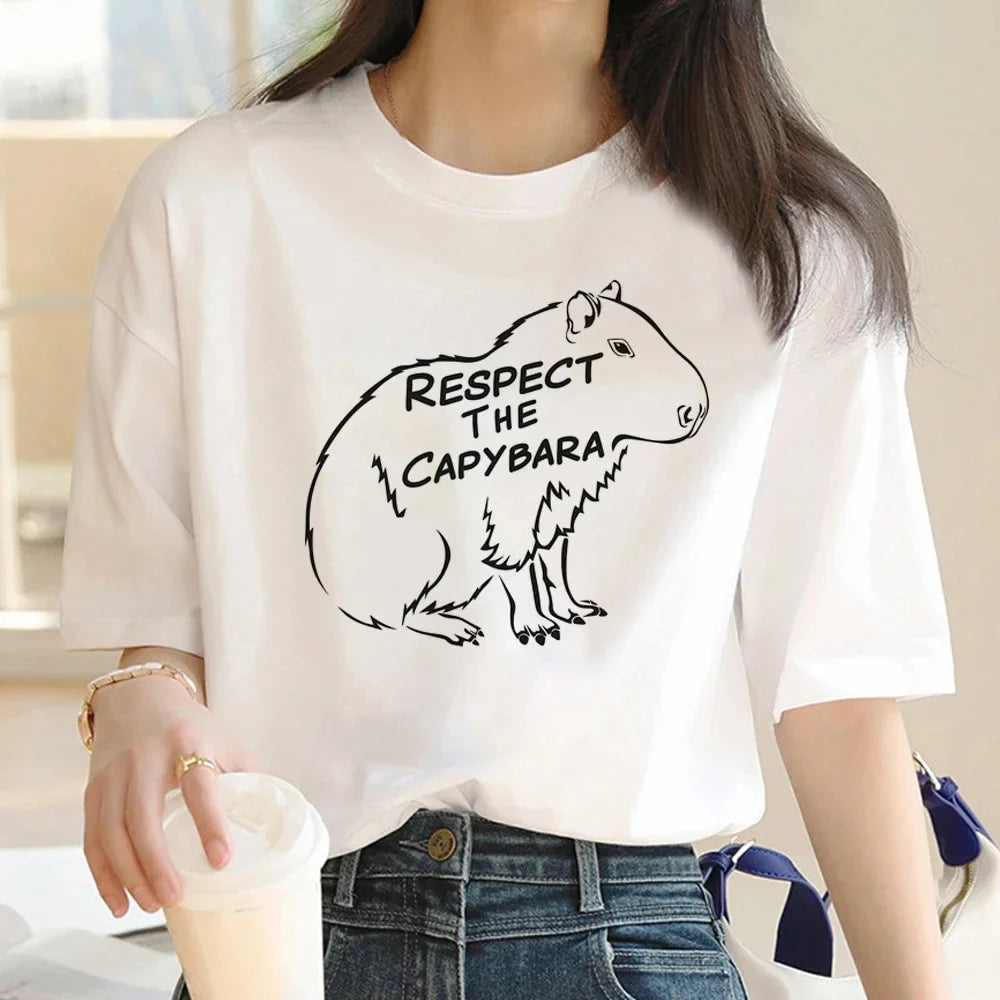 T-shirt z kapibarą Ejlejtyja-helthfit.pl