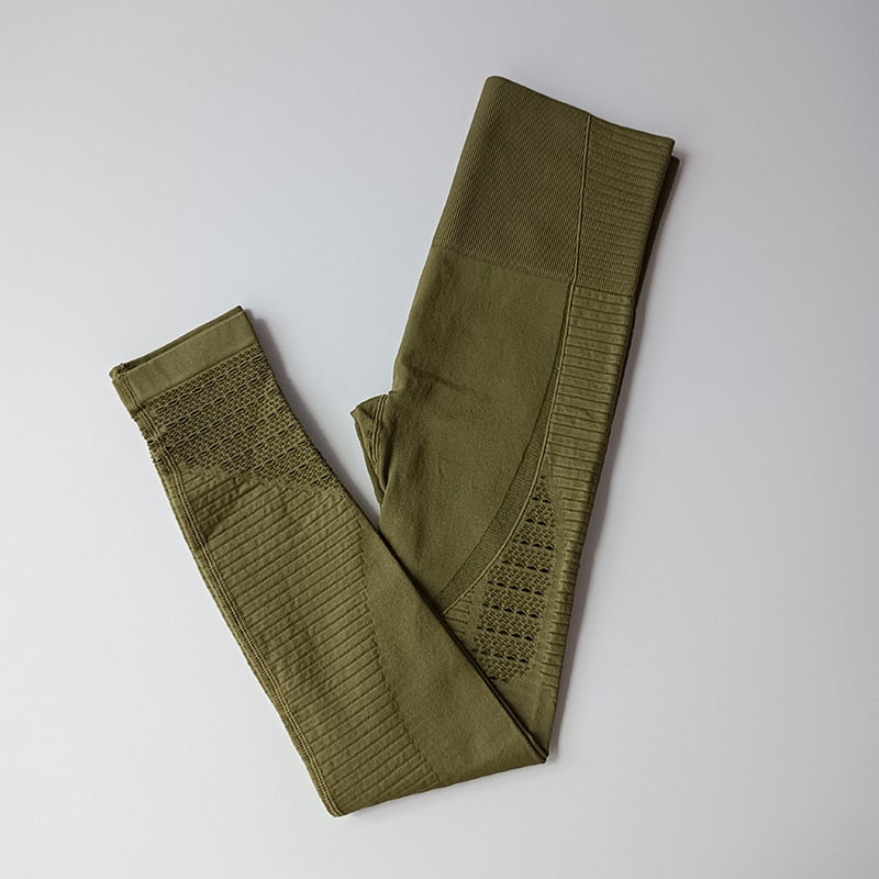 Długie legginsy z dziurkami Hades-Helthfit.pl