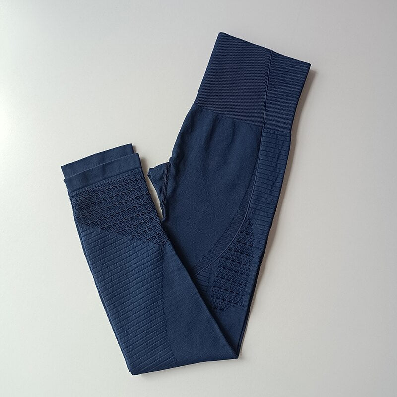 Długie legginsy z dziurkami Hades-Helthfit.pl