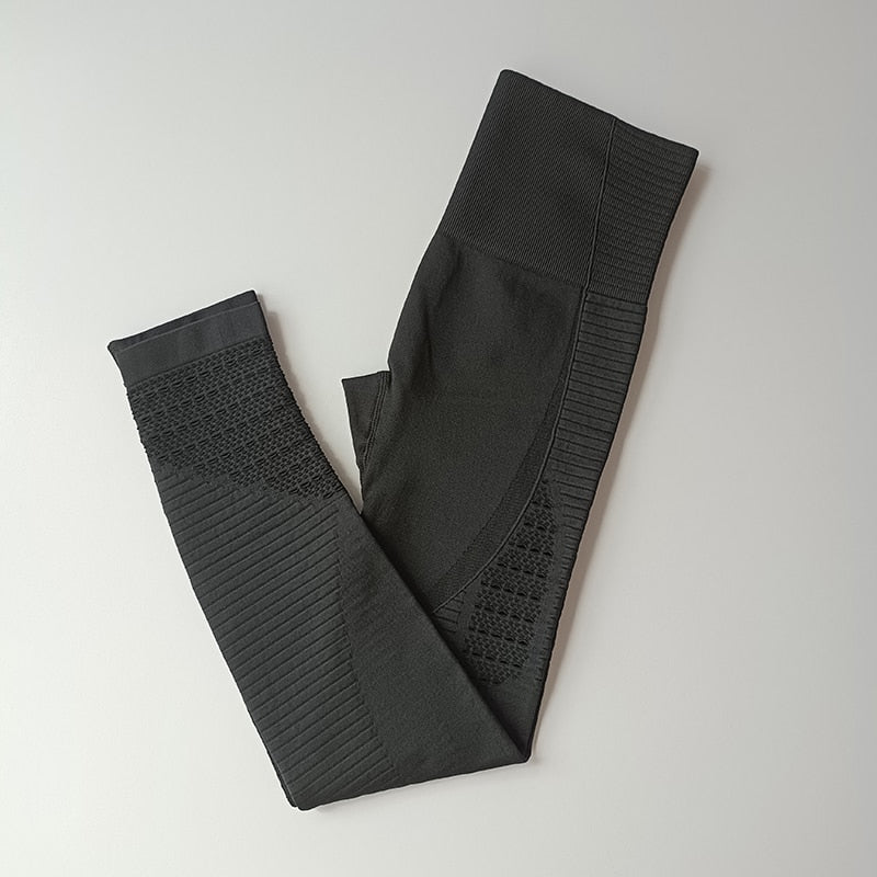Długie legginsy z dziurkami Hades-Helthfit.pl