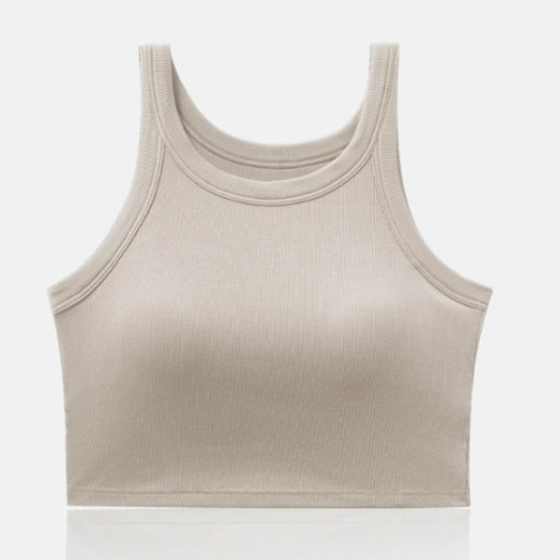 Krótki top z biustonoszem PanHelthfit.pl