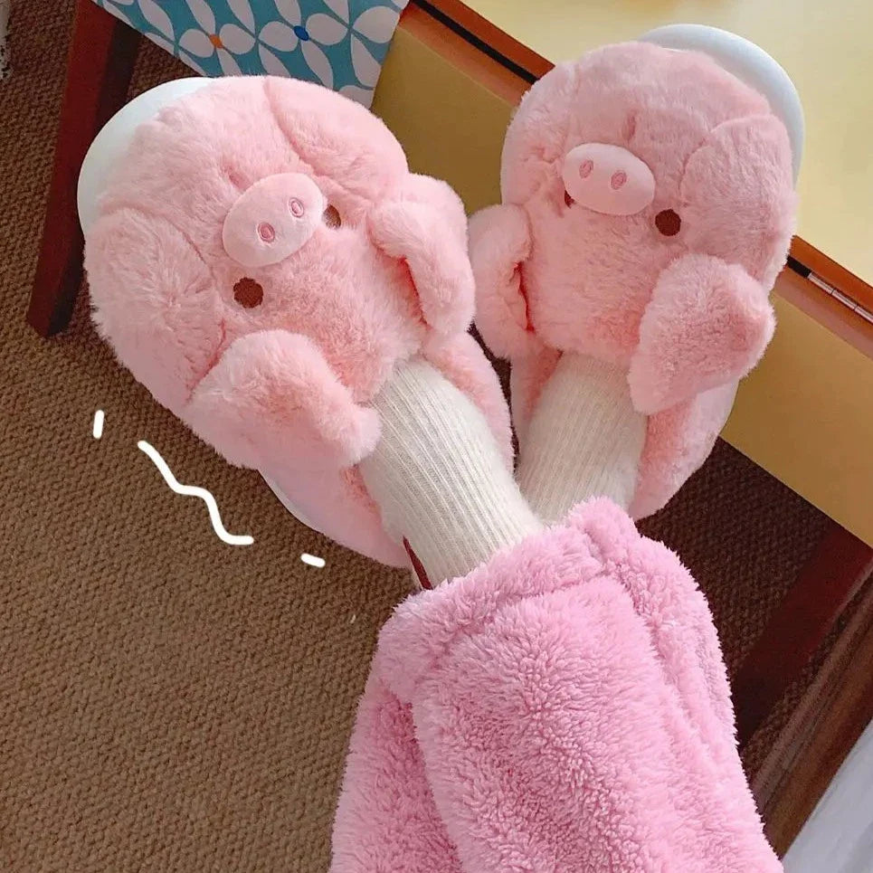 Kapcie puchate świnki Polihymnia-Helthfit.pl