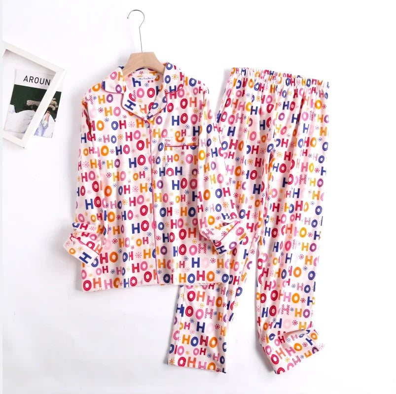 Dwuczęściowa bawełniana piżama Apollo-Helthfit.pl