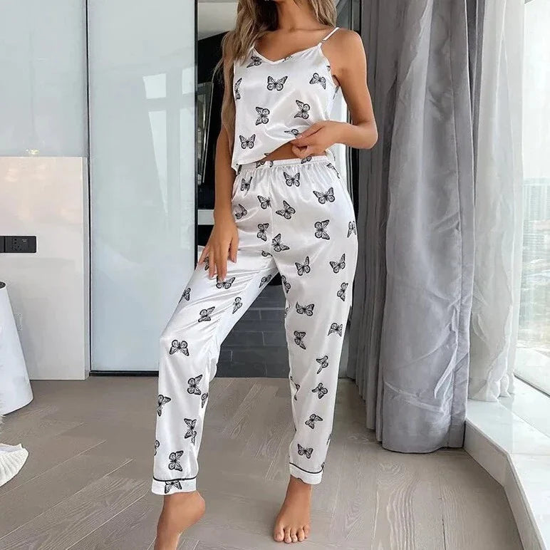 Dwuczęściowa piżama w motylki Ares-Helthfit.pl