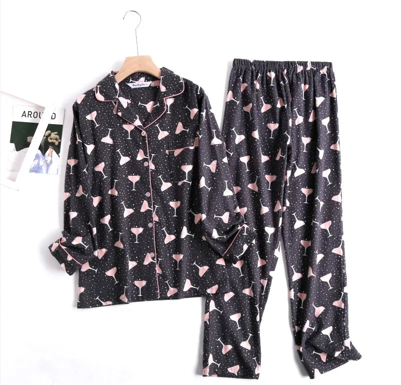 Dwuczęściowa bawełniana piżama Apollo-Helthfit.pl