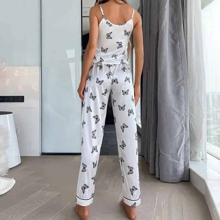 Dwuczęściowa piżama w motylki Ares-Helthfit.pl