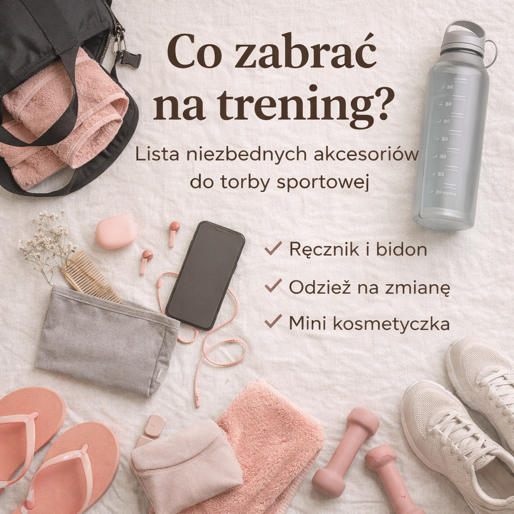Co zabrać na trening? Lista niezbędnych akcesoriów do torby sportowej