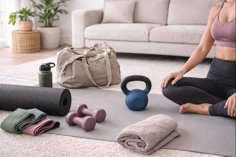 Trening w domu - jakie akcesoria naprawdę warto mieć, żeby ćwiczyć skutecznie?