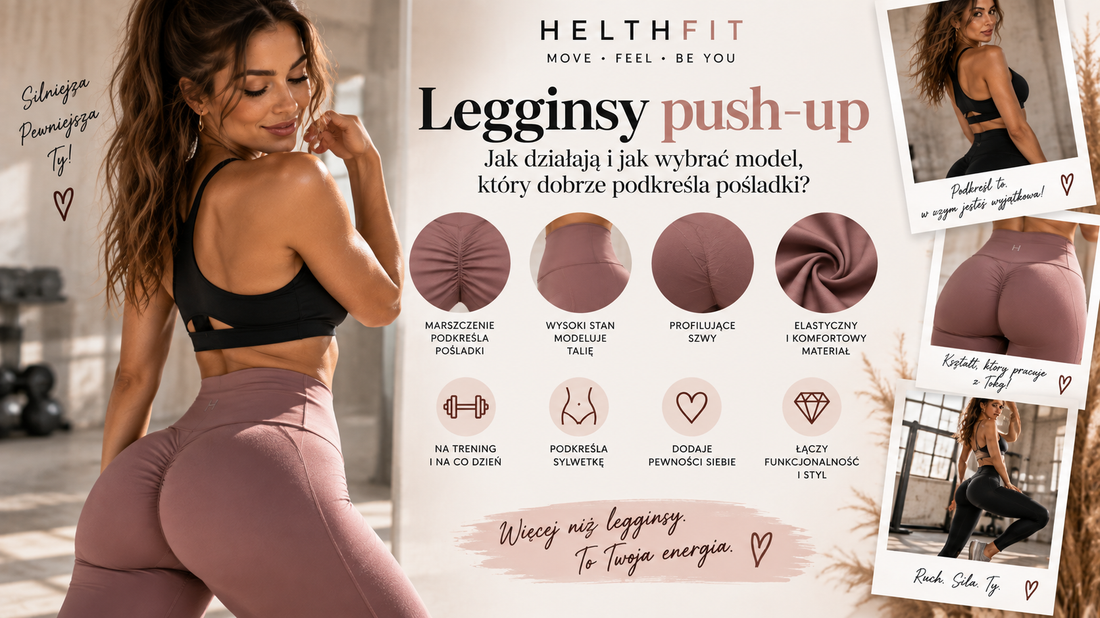 Legginsy push-up – jak działają i jak wybrać model, który dobrze podkreśla pośladki?
