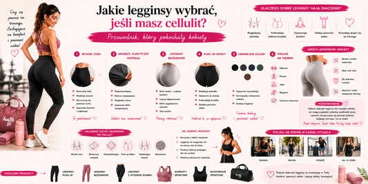 Jakie legginsy wybrać, jeśli masz cellulit? Przewodnik, który pokochały kobiety