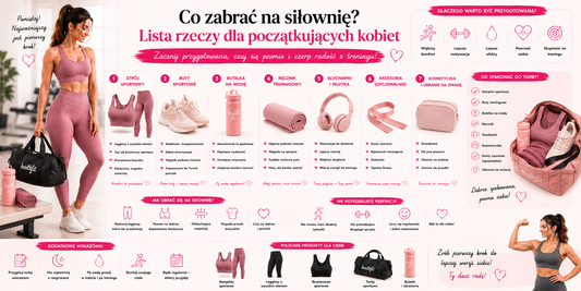 Co zabrać na siłownię? Lista rzeczy dla początkujących kobiet