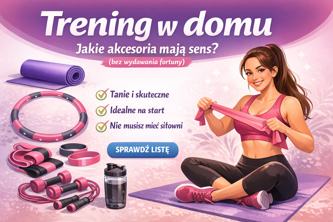 Trening w domu dla kobiet – jakie akcesoria naprawdę mają sens? (bez wydawania fortuny)