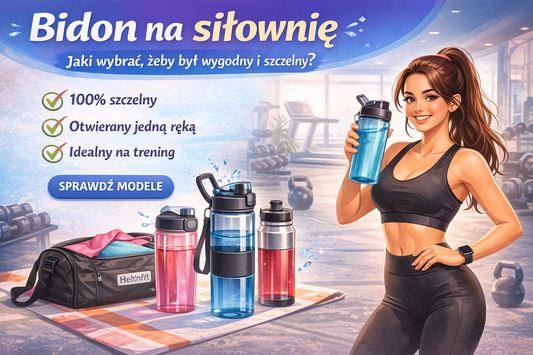 Bidon na siłownię – jaki wybrać, żeby był wygodny i szczelny?